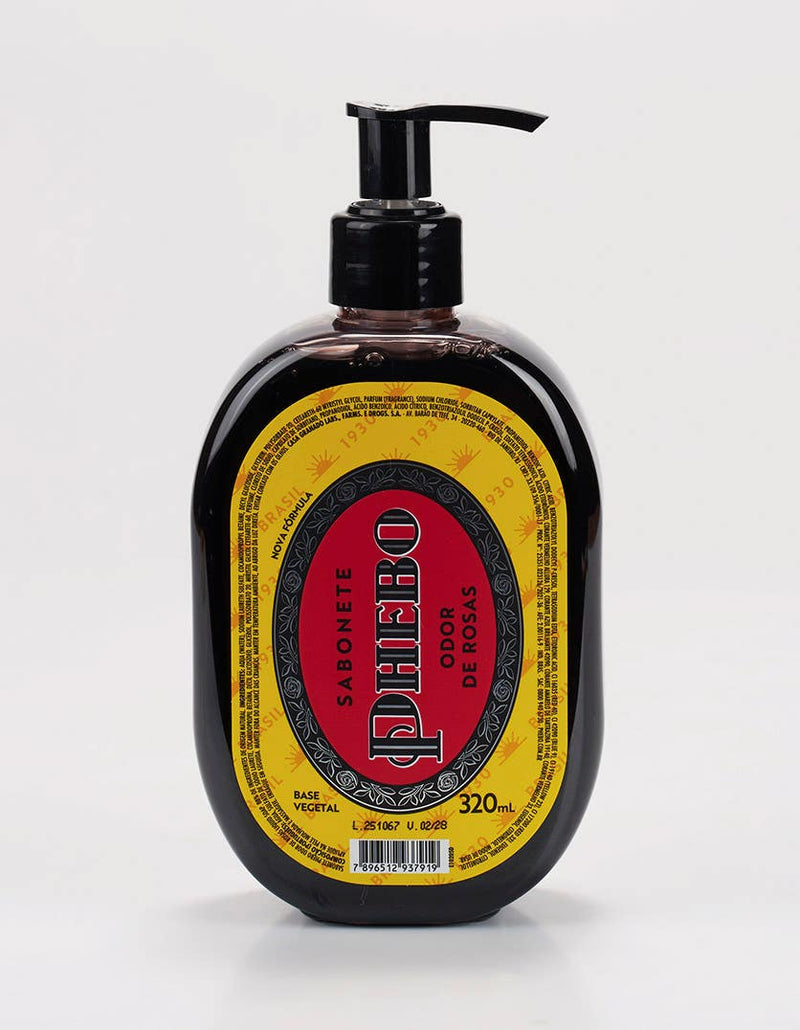 Sabonete Líquido de Glicerina Phebo Odor de Rosas 320ml