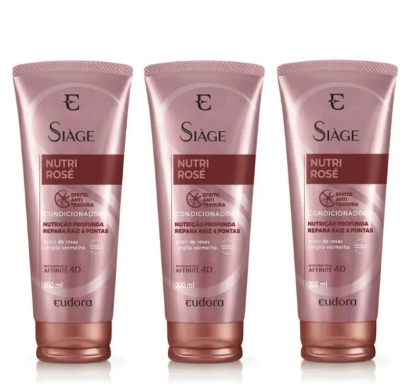 Eudora Siàge Kit Nutri Rosé Conditioner (3 Units)