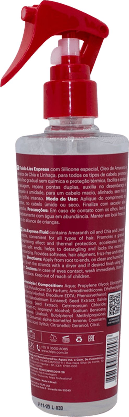 Felps Professional SOS Liss Express - Thermal Protective Fluid 230ml/7.78 fl.oz