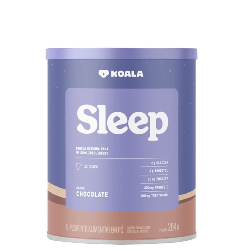 Koala Sleep Chocolate 264G Bebida Noturna para um sono inteligente.