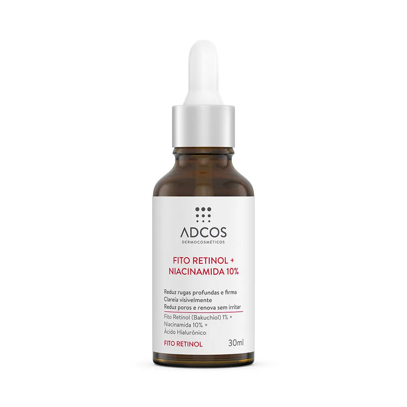 Adcos Fito Retinol + Niacinamida 10% - Sérum Anti-Idade - 30ml