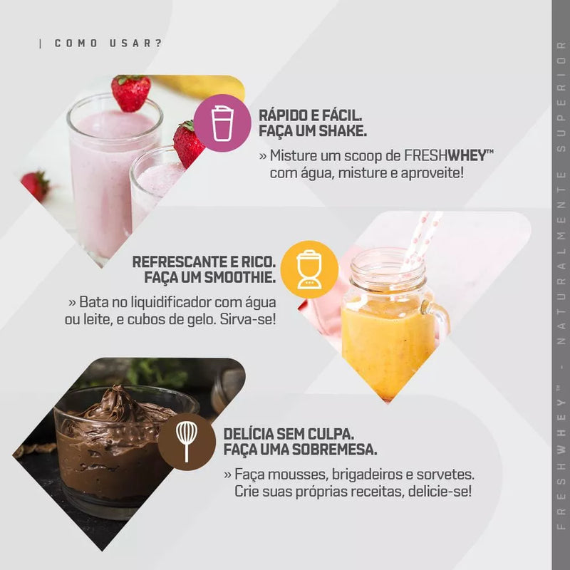 FreshWhey Chocolate e Avelã – Pote 900g