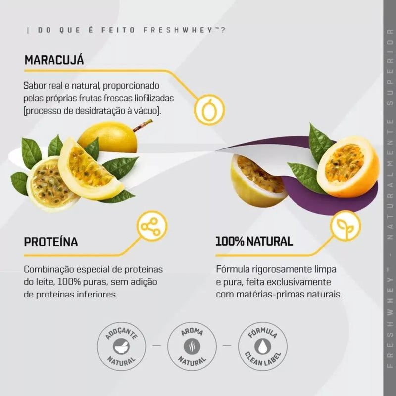 FreshWhey Maracujá - Pote 900g