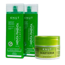 Knut Peppermint Shampoo Kit 250ml + Conditioner 250ml + Scalp Scrub 300g