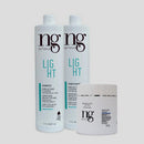 NG de France Professional Light Kit: Shampoo | Conditioner 2X1000ml | Mask 500ml