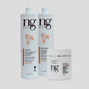 NG de France Professional Repair Kit: Shampoo | Conditioner 2X1000ml and Mask 500ml