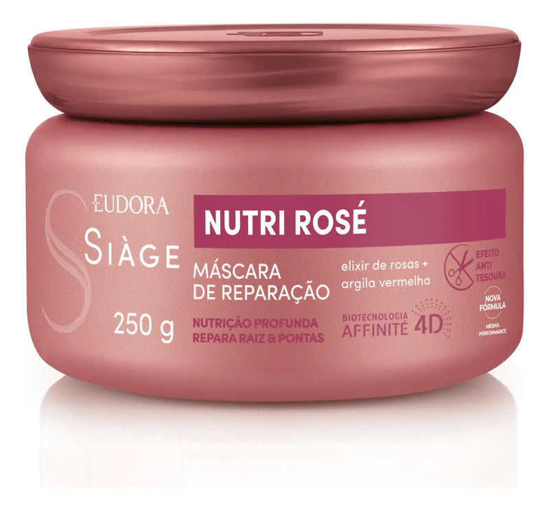 Eudora Siàge Nutri Rosé Repairing Hair Mask – 250 mL