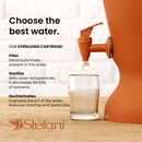Stefani Sterilizing Ceramic Water Filter Cartridge – Triple Action Filter with Activated Carbon & Silver