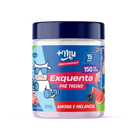 +Mu Exquenta +Mu Performance - Pre-Treino - Amora e Melancia - 300g