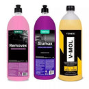 Vonixx Car Wheel Maintenance Kit – Alumax, Removex & V-Mol Cleaners 3×1.5L