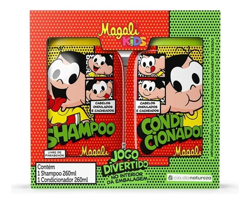 Turma da Mônica Kids Shampoo & Conditioner Set – 2 × 260 mL